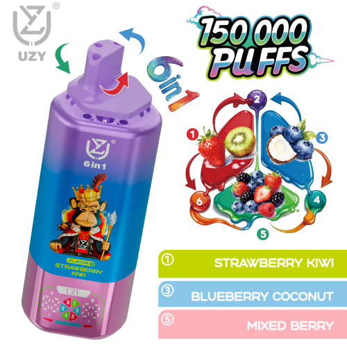 UZY 150000 Puffs 6-in-1 Flavor Switch Disposable Vape