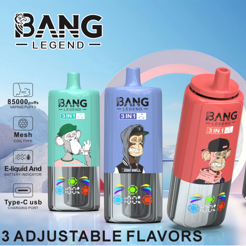 9984a83ebb05692d17769f8b9480809e.png Bang Legend Triple 85000 85k Puffs 3 in 1 Flavors Disposable Vape with LED Display
