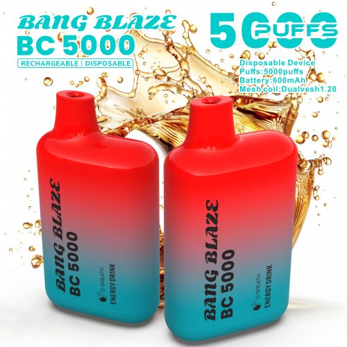 Bang Blaze BC5000 | 5000 Puffs Disposable Vape | 13mL | Long-Lasting | 5% Nicotine