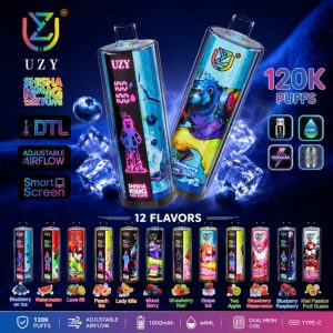 UZY Shisha Hookah King 120000 Puffs Crystal Design Disposable Vape